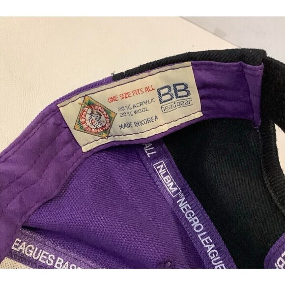 Vintage Kansas City Monarchs NLBM Hat Autograph Buck O'Neil BB Headgear One Size - Picture 7 of 7